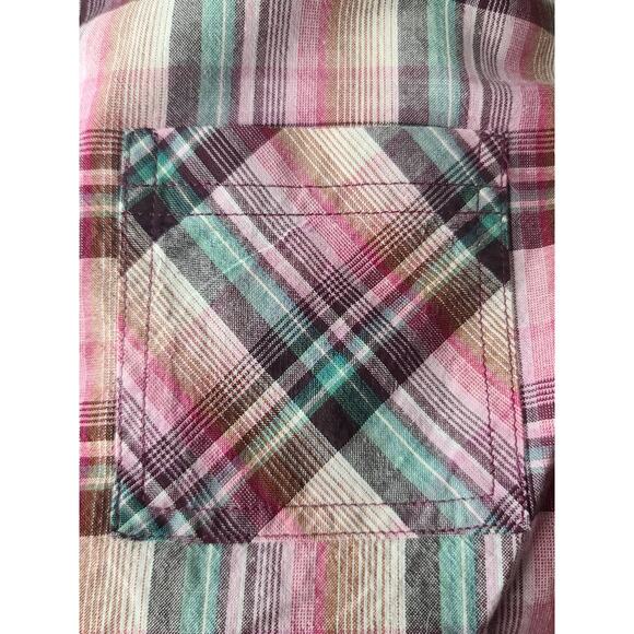 prAna plaid button down pullover shirt - medium - Picture 2 of 6